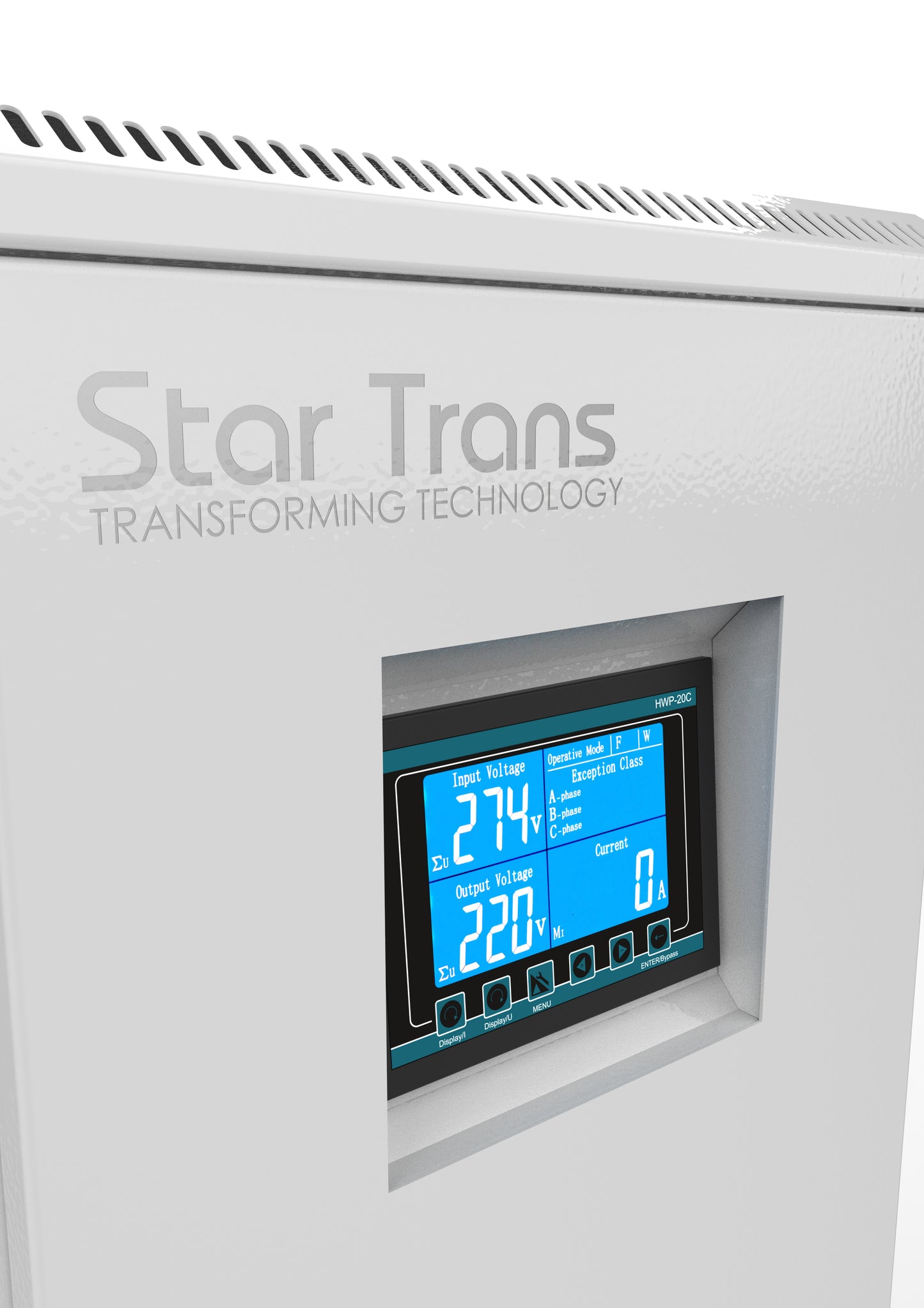 Star Trans PRO-S 30KVA Single Phase Automatic Servo Voltage Stabilizer with LCD Display