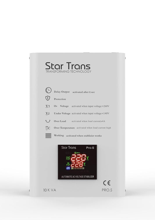منظّم جهد ستار ترانس 10KVA PRO-S.