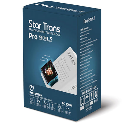 Star Trans PRO-S 3 KVA Heavy Duty Servo Voltage Stabilizer with LCD Display