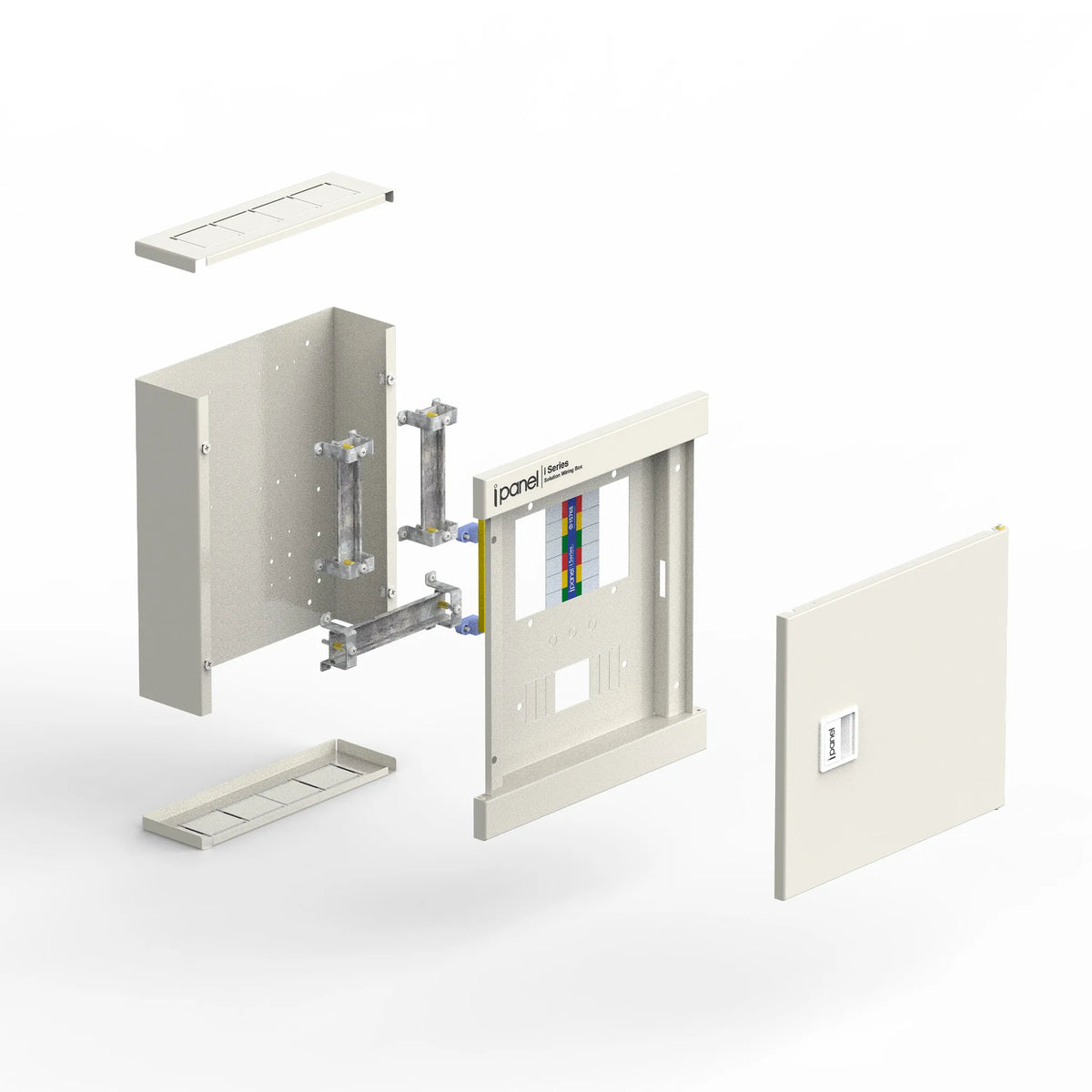 Star Trans Jumbo IPANEL L12FM 12-line electrical distribution board, internal detail
