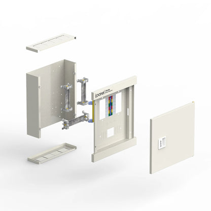 Star Trans Jumbo IPANEL L12FM 12-line electrical distribution board, internal detail