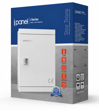 I Panel - L12FM | Electrical Distribution Enclosure (12 Lines) - Steel 37