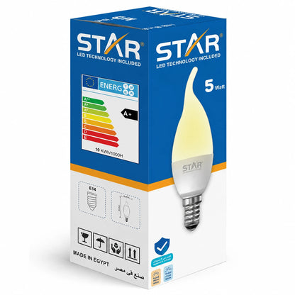 LED_Flame_Tip_Bulb_E14_5W_6500K_Bright_White_500_Lumens_5_Pack