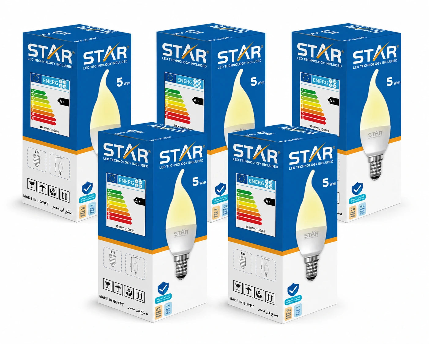 LED_Flame_Tip_Bulb_E14_5W_6500K_Bright_White_500_Lumens_5_pulb