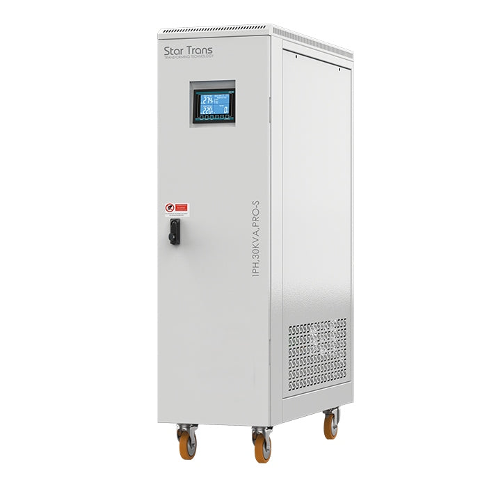 PRO-S 30KVA Precision Servo Voltage Stabilizer (Single Phase) – High Accuracy 230V Regulation