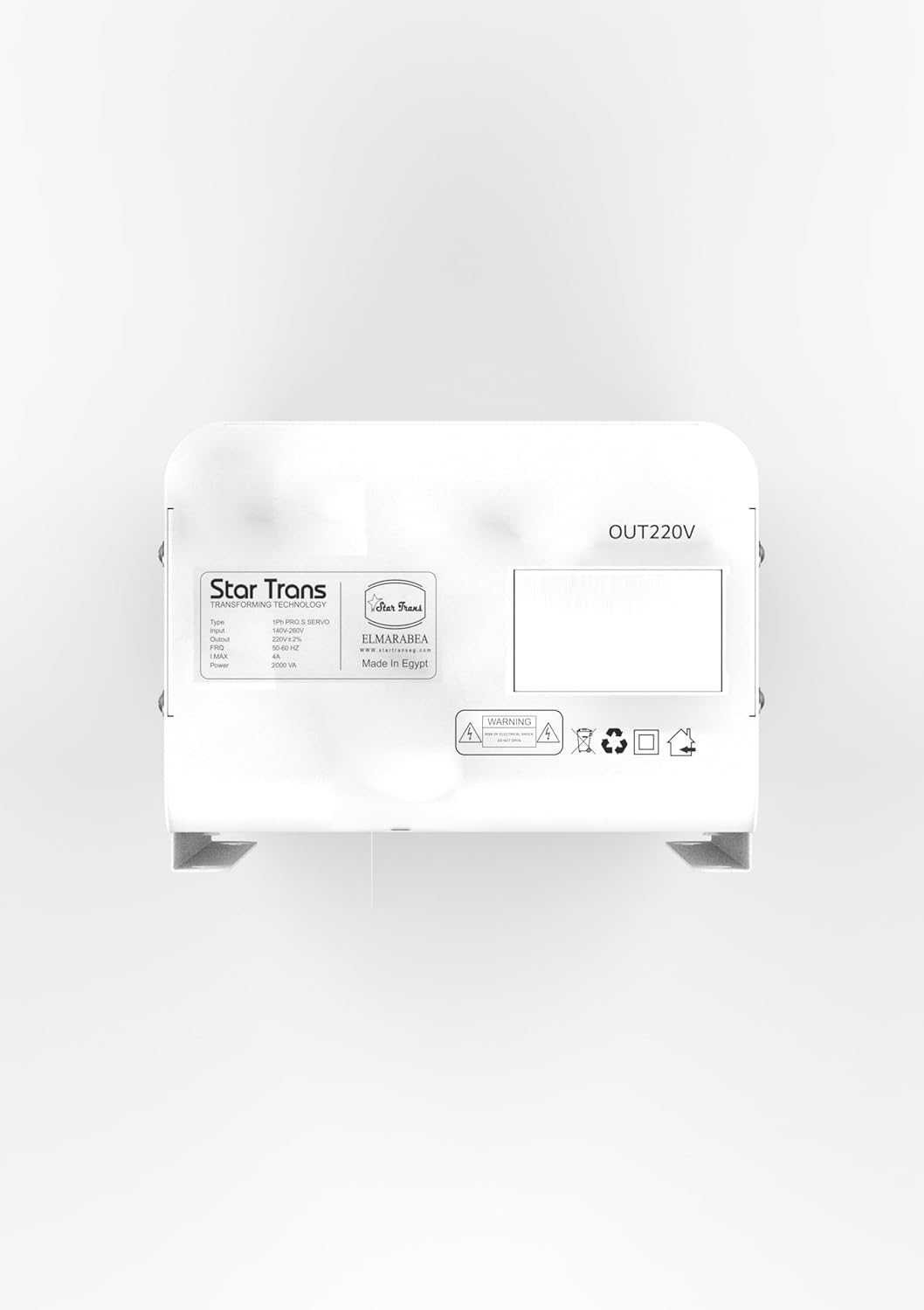 PRO-S Servo Voltage Stabilizer - 10 KVA - Single Phase - Smart Digital Display