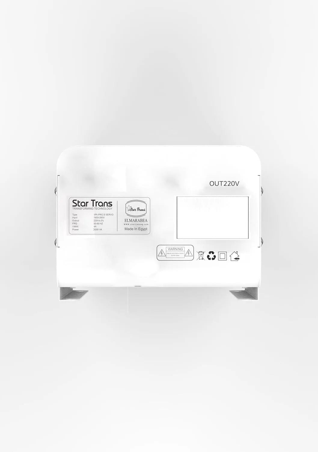 PRO-S Series Servo Voltage Stabilizer - 10 KVA - Single Phase - Smart Digital Display
