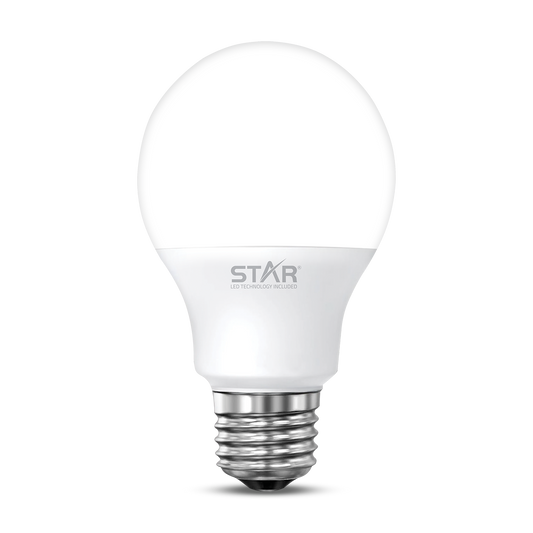 LED Bulb E27 9W , Energy Saving Light Bulb, Bright White 6500K, 900 Lumens, Standard E27 Base, Long Lifespan, Eco-Friendly Lighting ( 15 Pieces )