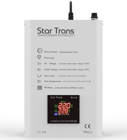 Star Trans PRO.S voltage stabilisers--1KVA