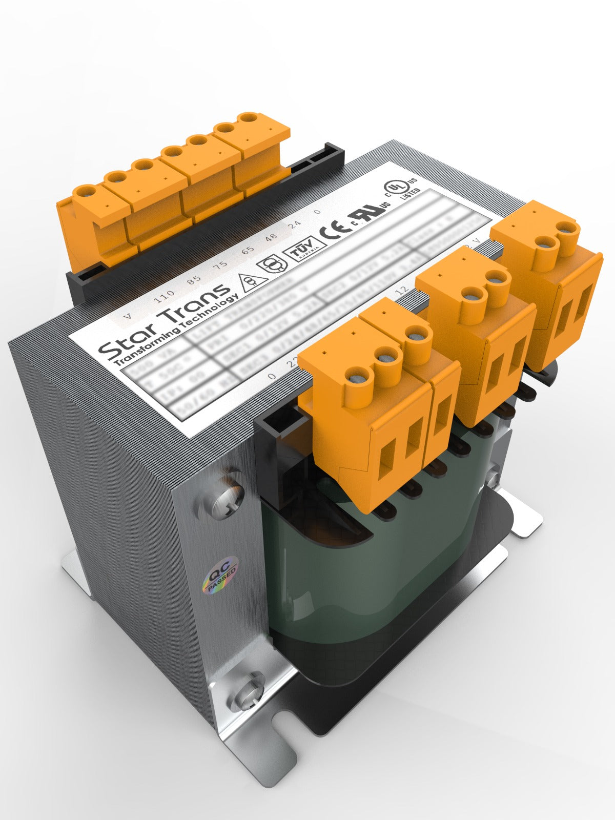 Star Trans Control Transformer, 1000VA, IP00 Protection Rating, Industrial Grade