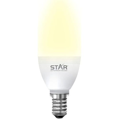 LED Bulb E14 5W , Energy Saving Light Bulb, Warm Yellow Lighting 3000K, 500 Lumens, Standard E14 Base, Long Lifespan, Eco-Friendly Lighting ( 50 Pieces )
