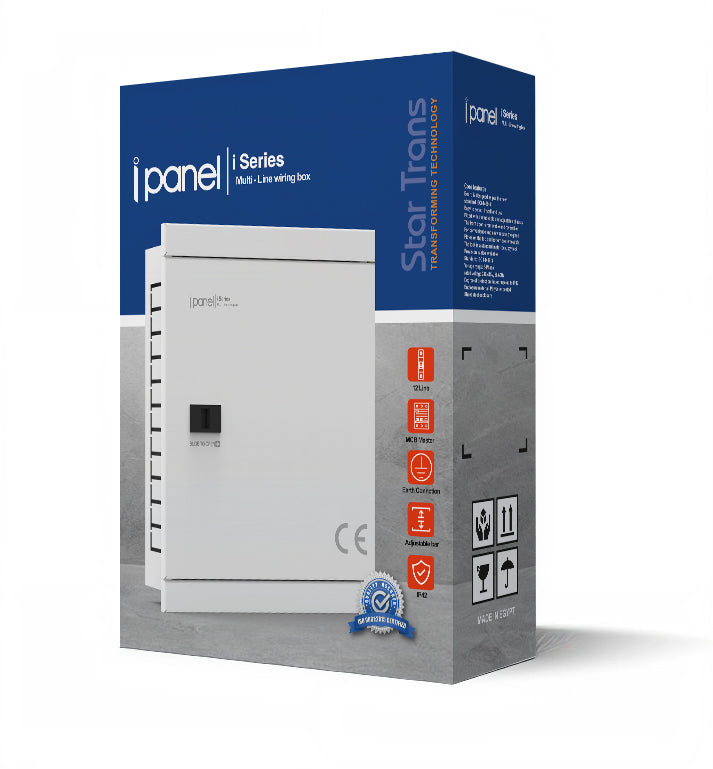 I Panel - L12FM | Premium Electrical Distribution Enclosure (12 Lines) - Steel 37