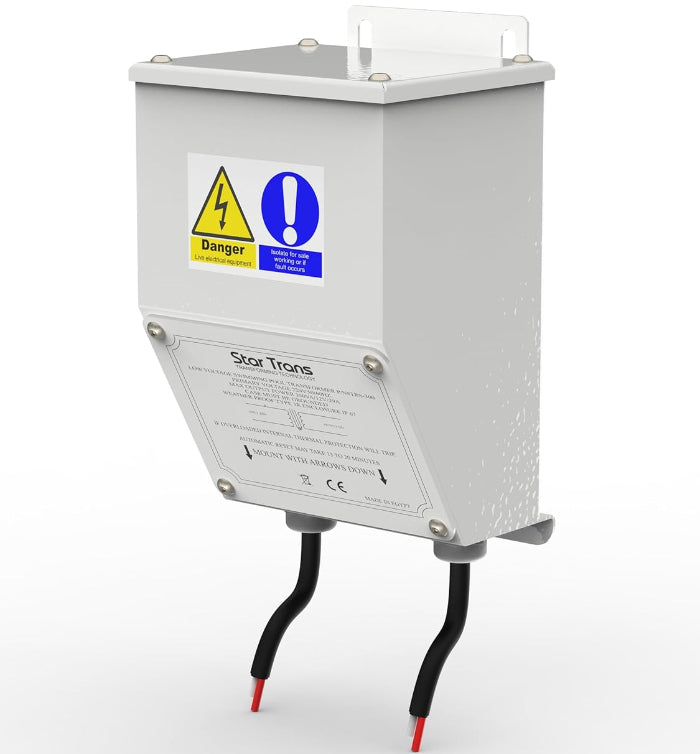 Swimming Pool Safety Transformer 350 VA - IP 67 Waterproof, Heavy Duty Power Supply
